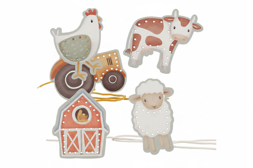 Lacing Cards Little Farm 3+