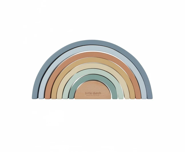 Arcobaleno in Legno Blu 12+