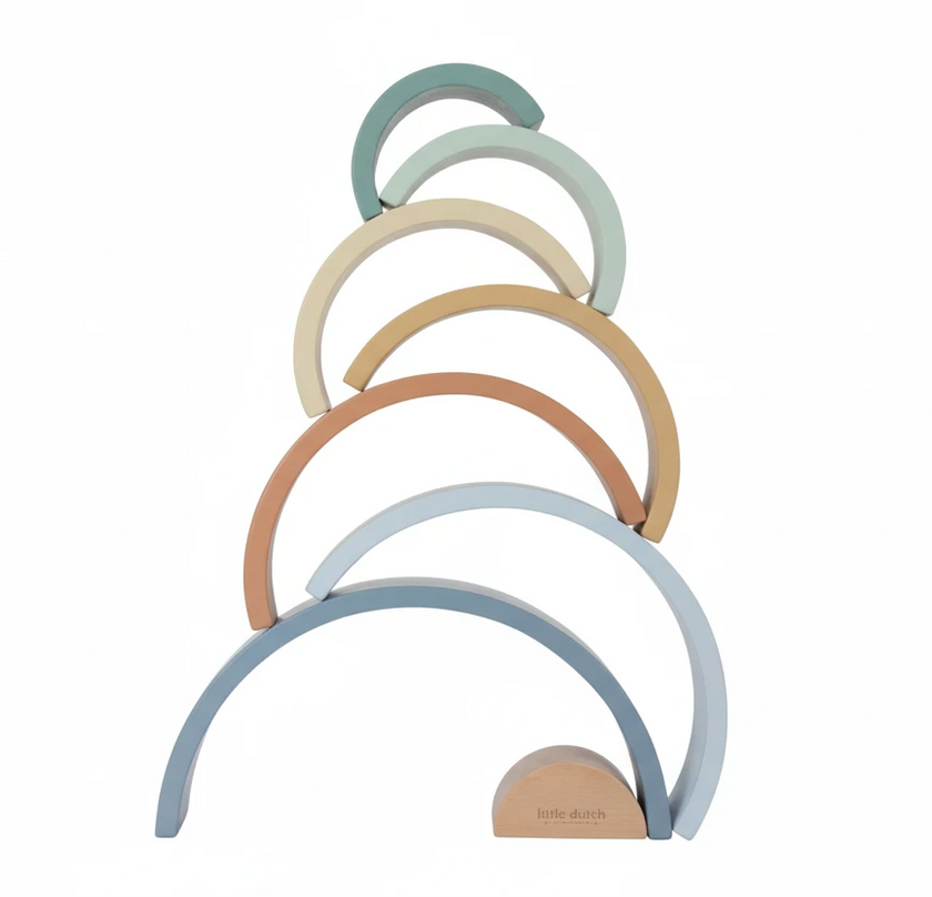Arcobaleno in Legno Blu 12+