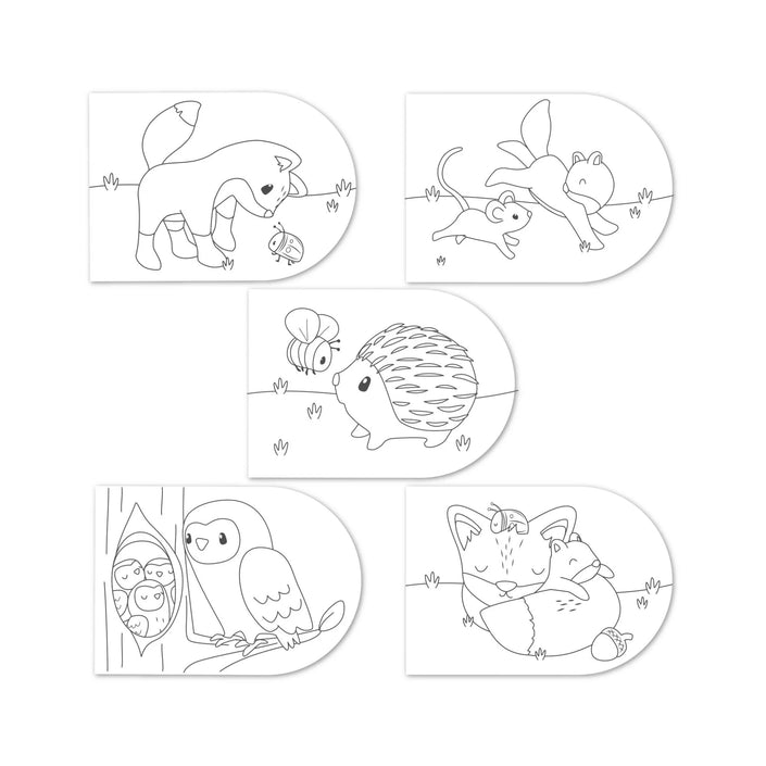 Libro Da Dipingere Forest Friends