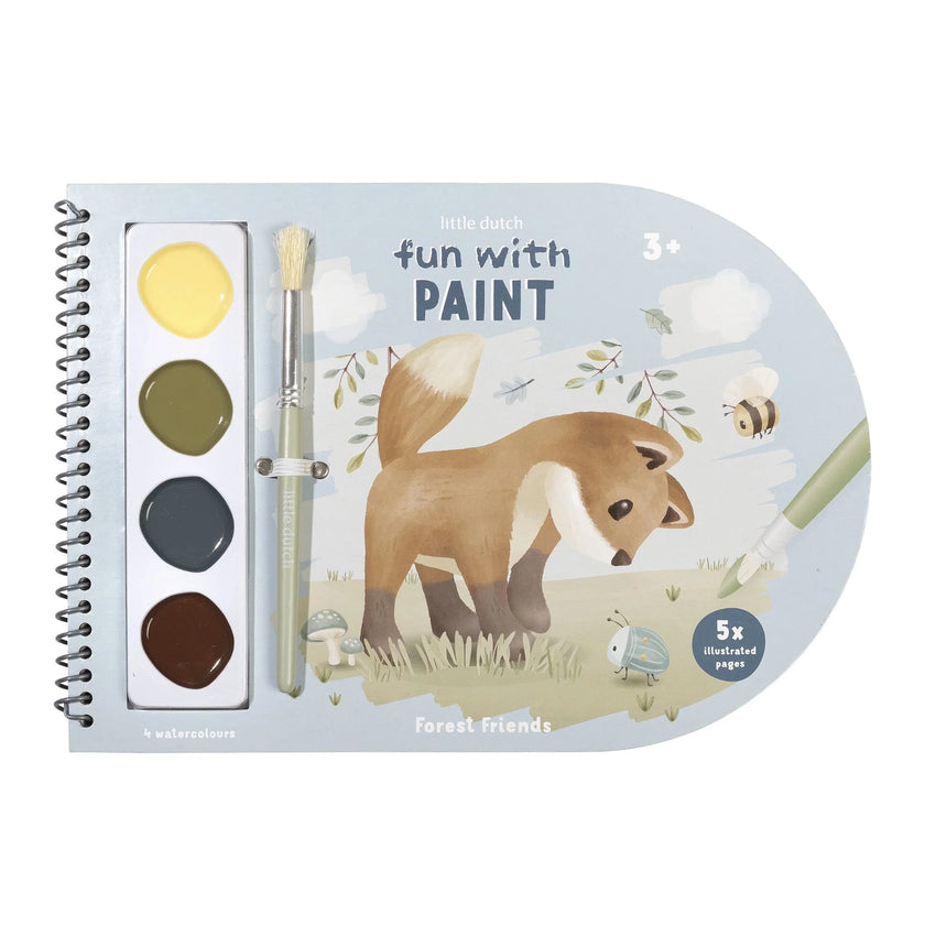 Libro Da Dipingere Forest Friends