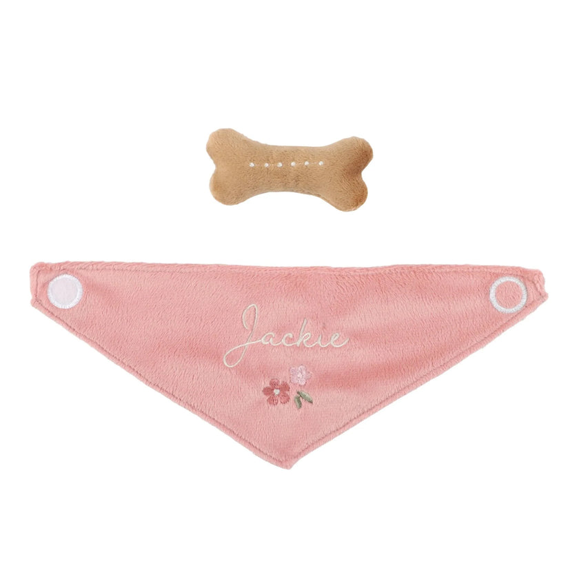 Peluche Cane Jackie con Trasportino