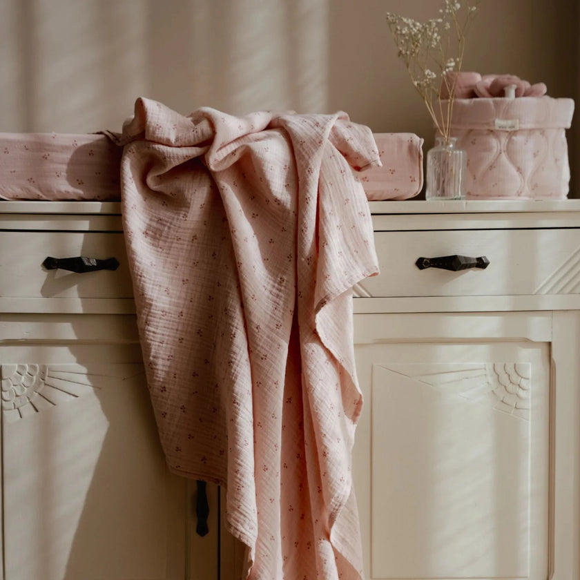 Mussola di Cotone Essentials Rosa 120cm