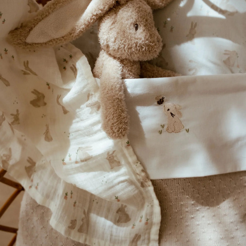 Mussola di Cotone Bio Baby Bunny 120 cm