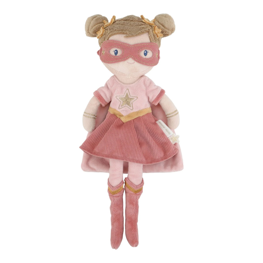 Bambola Supereroe Rosa - 35 CM