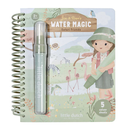 Libro Magico da colorare Safari Friends Rosa