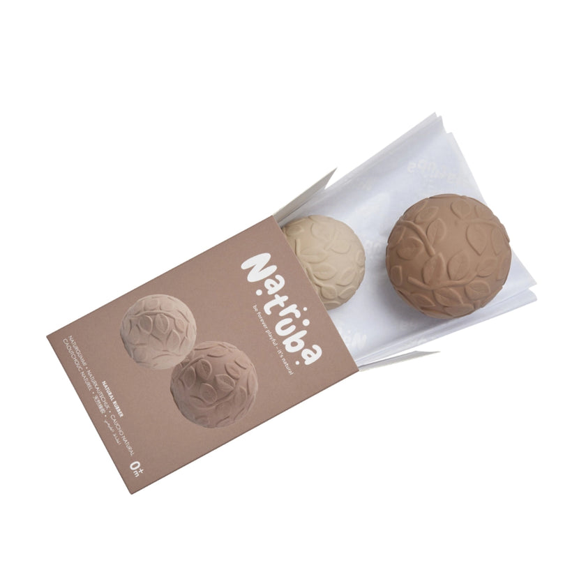 Set 2 Palline Sensoriali – Foglie Nude