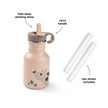 Borraccia in Metallo 350 ml - Tiny Farm - Cipria
