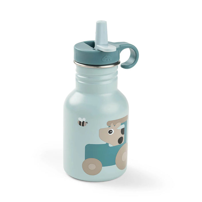Borraccia in Metallo 350 ml - Tiny Farm - Blu