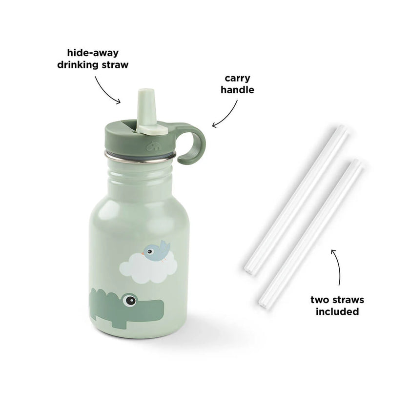 Borraccia in Metallo 350 ml - Playground - Verde