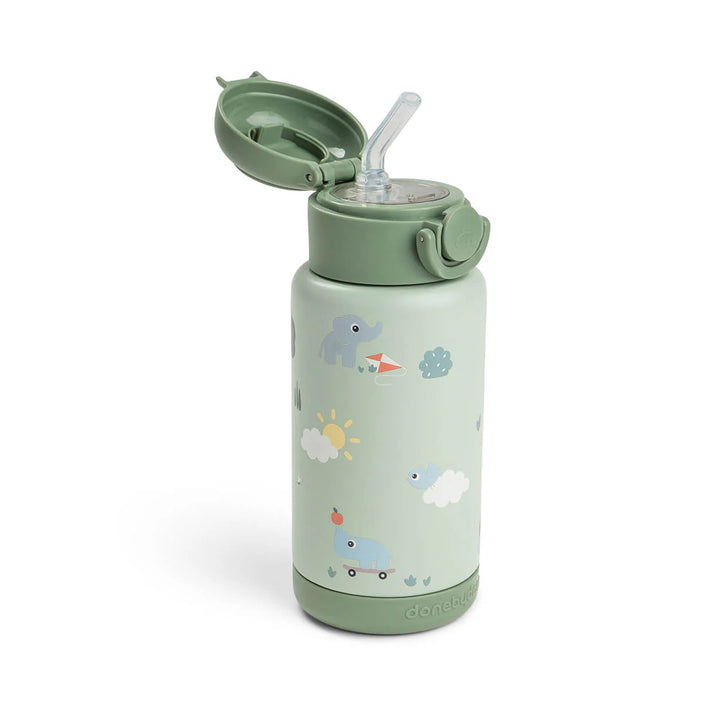 Borraccia Antigoccia in Metallo 340 ml - Playground - Verde