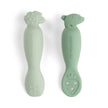 Set 2 Cucchiai da Apprendimento in Silicone - Tiny Farm - Verde