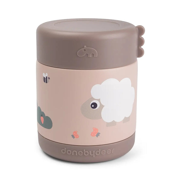 Porta Pranzo Termico - Tiny Farm - Cipria - 300ml