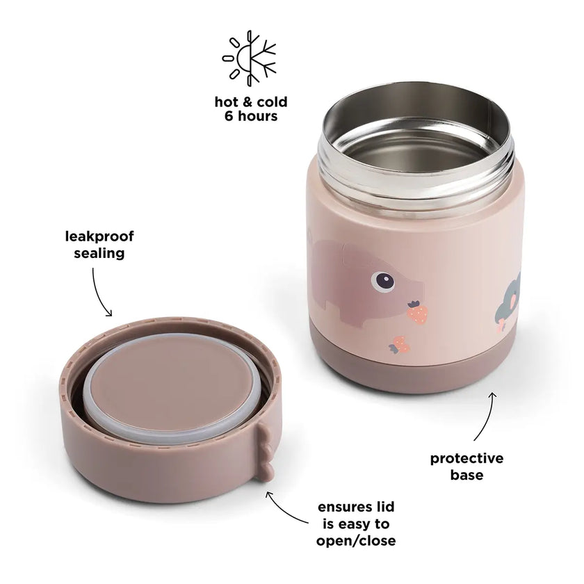 Porta Pranzo Termico - Tiny Farm - Cipria - 300ml