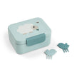 Porta Pranzo/Merenda con Forchettine - Tiny Farm Blu