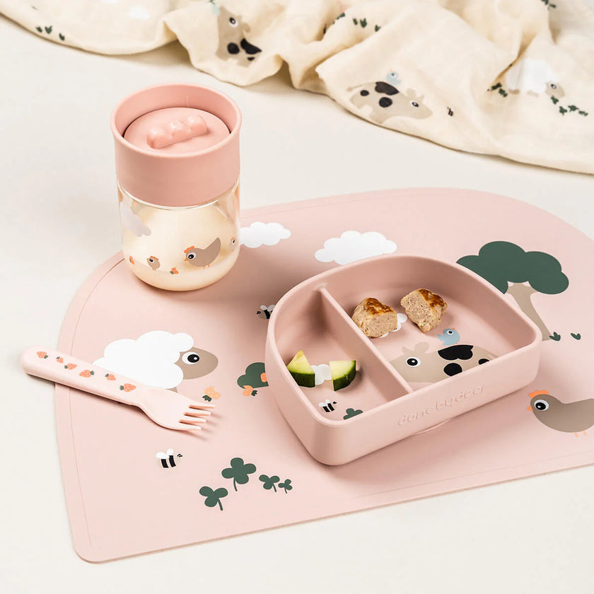 Tazza da Apprendimento  Antigoccia - Tiny Farm - Cipria - 260 ml
