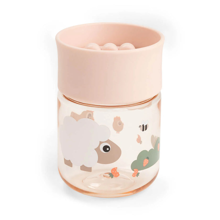 Tazza da Apprendimento  Antigoccia - Tiny Farm - Cipria - 260 ml