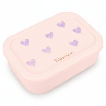 Lunch Box in Silicone - Cuori Rosa