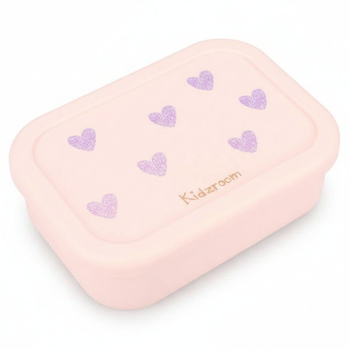 Lunch Box in Silicone - Cuori Rosa