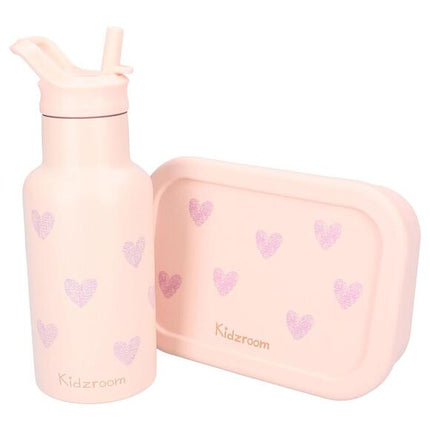 Lunch Box in Silicone - Cuori Rosa