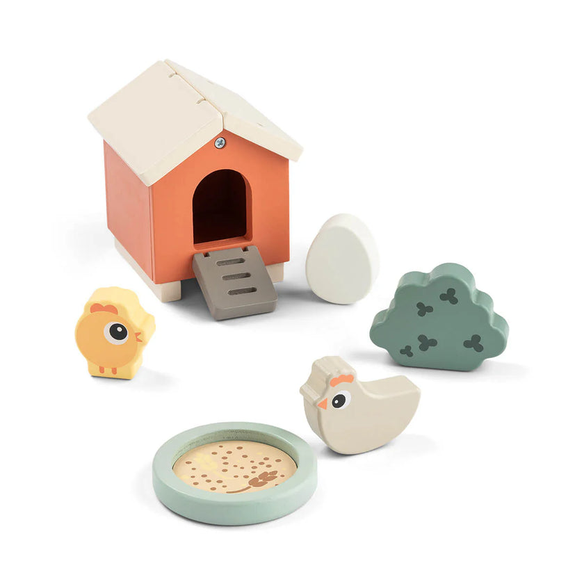 Gioco a Incastro Pollaio - Tiny Farm - +2 anni