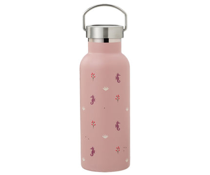 Borraccia in Acciaio Inox 500 ml - Cavalluccio Marino - Rosa