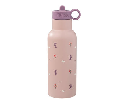 Borraccia in Acciaio Inox 500 ml - Cavalluccio Marino - Rosa
