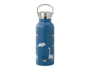 Borraccia in Acciaio Inox 500 ml - Dinosauri - Blu