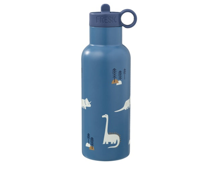Borraccia in Acciaio Inox 500 ml - Dinosauri - Blu