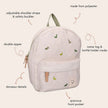Zaino Pear – Dinosauri Beige