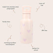 Borraccia Termica Magical Meadows 350 ml - Cuori Rosa