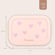 Lunch Box in Silicone - Cuori Rosa