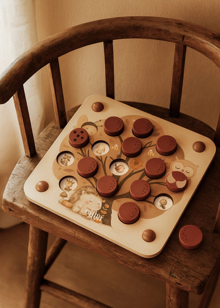 Pop & Peek – Gioco della Memoria Evolutivo in Legno 3+