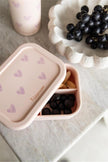 Lunch Box in Silicone - Cuori Rosa