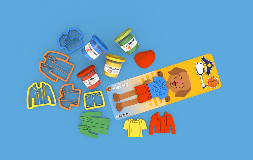 Pasta Modellabile Naturale - Jobs Set 3+