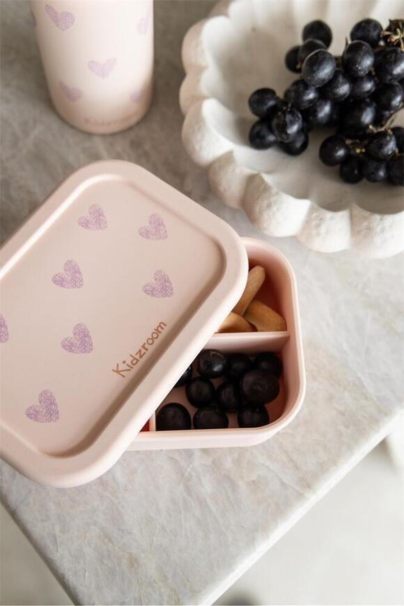 Lunch Box in Silicone - Cuori Rosa