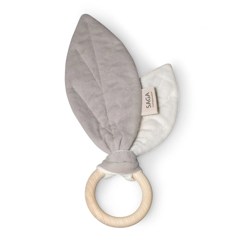Anello da dentizione - Grigio - Cotone biologico