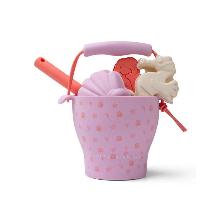 Giochi da Spiaggia Shell Tastic in Silicone Rosa