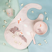 Bavaglio Impermeabile con Tasca - Playground - Rosa - Certificato OEKO-TEX