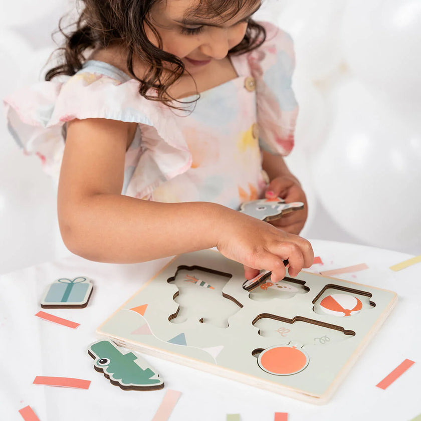 Puzzle a Incastro Celebration - Legno - 12m+