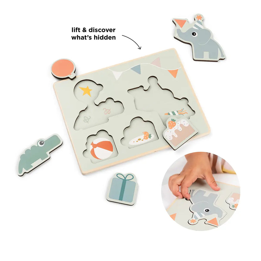 Puzzle a Incastro Celebration - Legno - 12m+