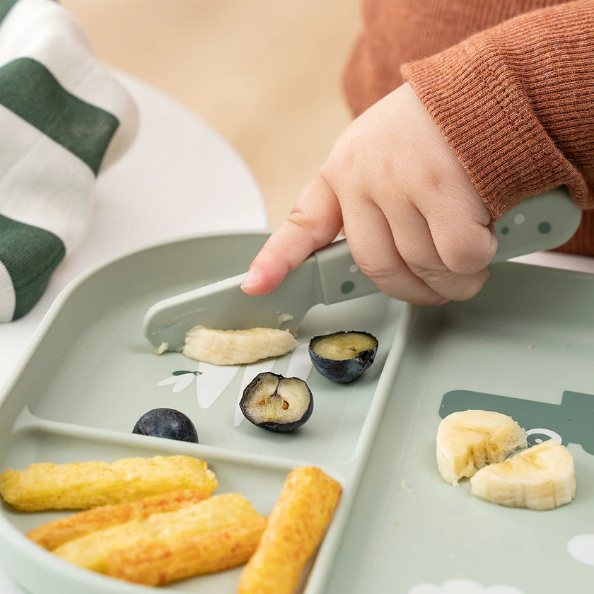 Set Posate da Apprendimento - Happy Dots - Verde