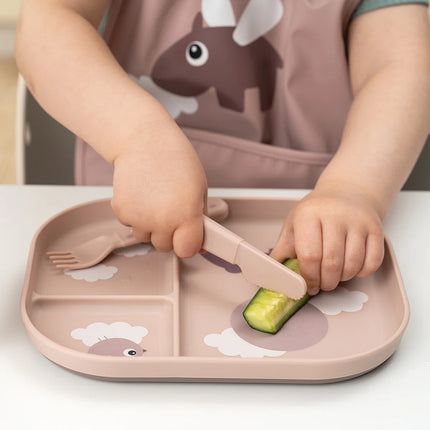 Set Posate da Apprendimento - Happy Dots - Cipria