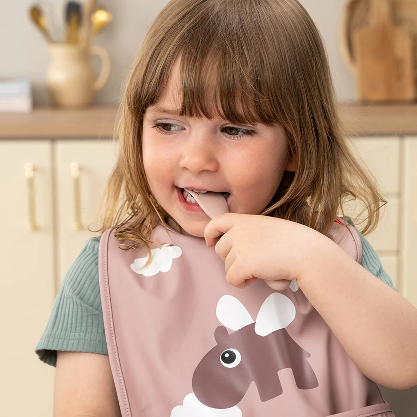 Set Posate da Apprendimento - Happy Dots - Cipria