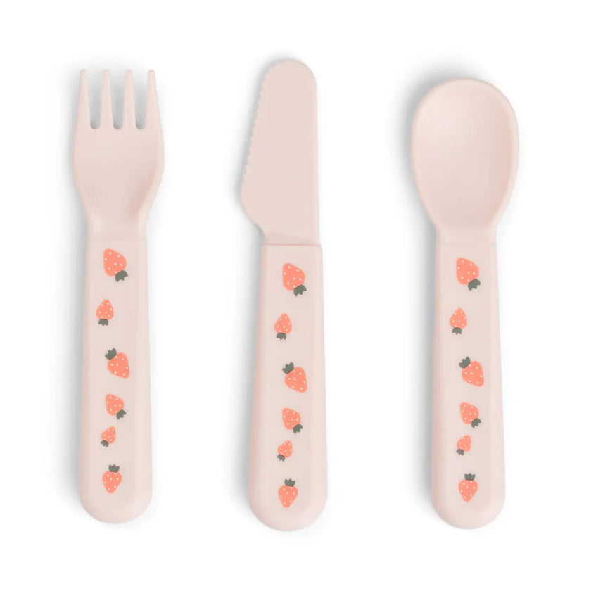 Set Posate da Apprendimento - Tiny Farm - Cipria