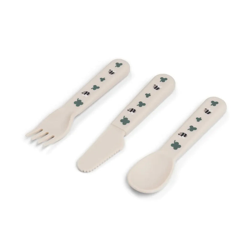 Set Posate da Apprendimento - Tiny Farm - Sabbia