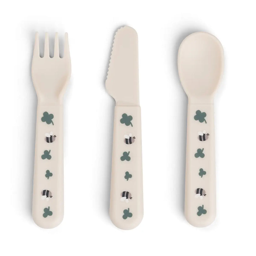 Set Posate da Apprendimento - Tiny Farm - Sabbia