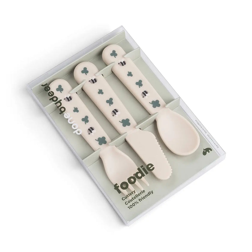 Set Posate da Apprendimento - Tiny Farm - Sabbia