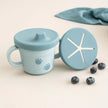 Tazza con Beccuccio e Snack Foodie - Elphee - Blu