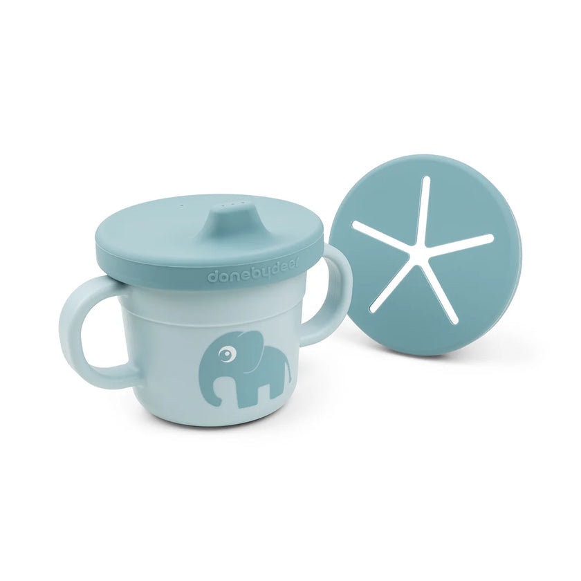 Tazza con Beccuccio e Snack Foodie - Elphee - Blu